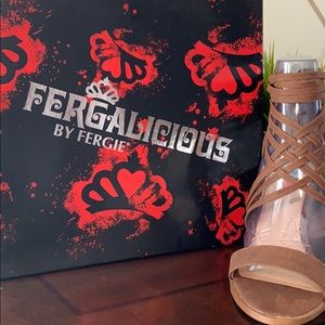 Fergalicious Hunter Cognac Wedge